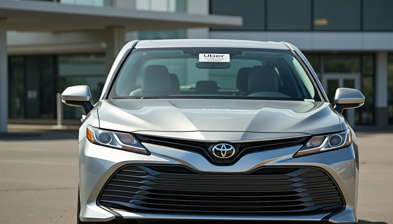 Toyota Camry Hybrid for Uber Melbourne with exceptional fuel economy and passenger comfort
