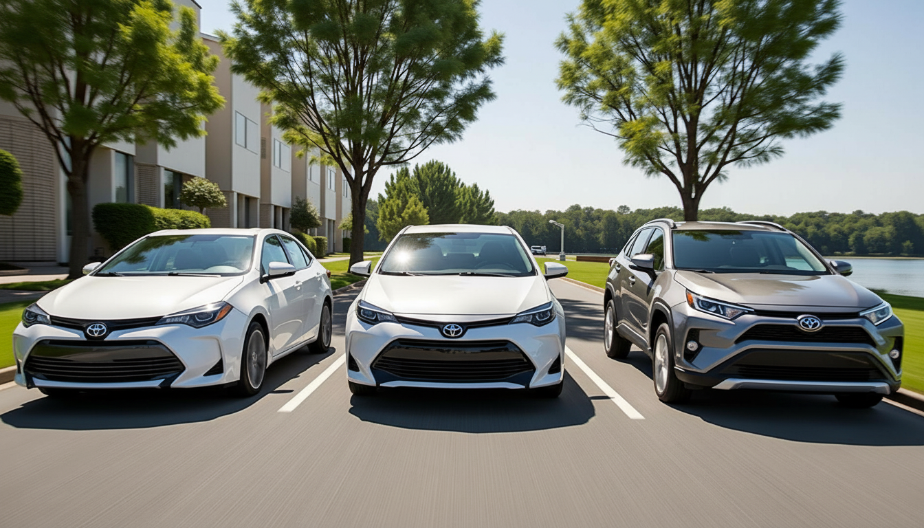 Toyota hybrid cars comparison for rideshare drivers