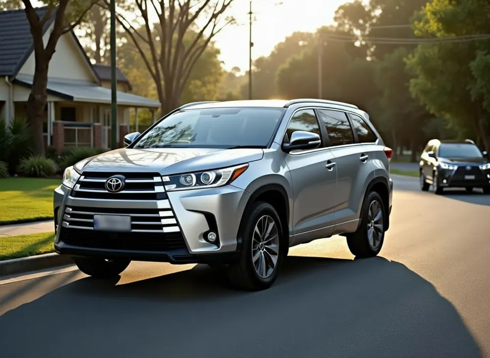 Toyota Kluger Hybrid 7 seater car hire Melbourne