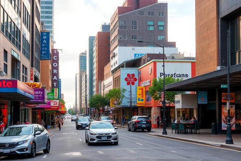 Uber driver guide for Footscray suburb Melbourne showing multicultural shopping strip