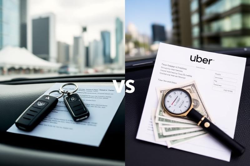 Comparison of renting versus buying a car for Uber driving in Melbourne